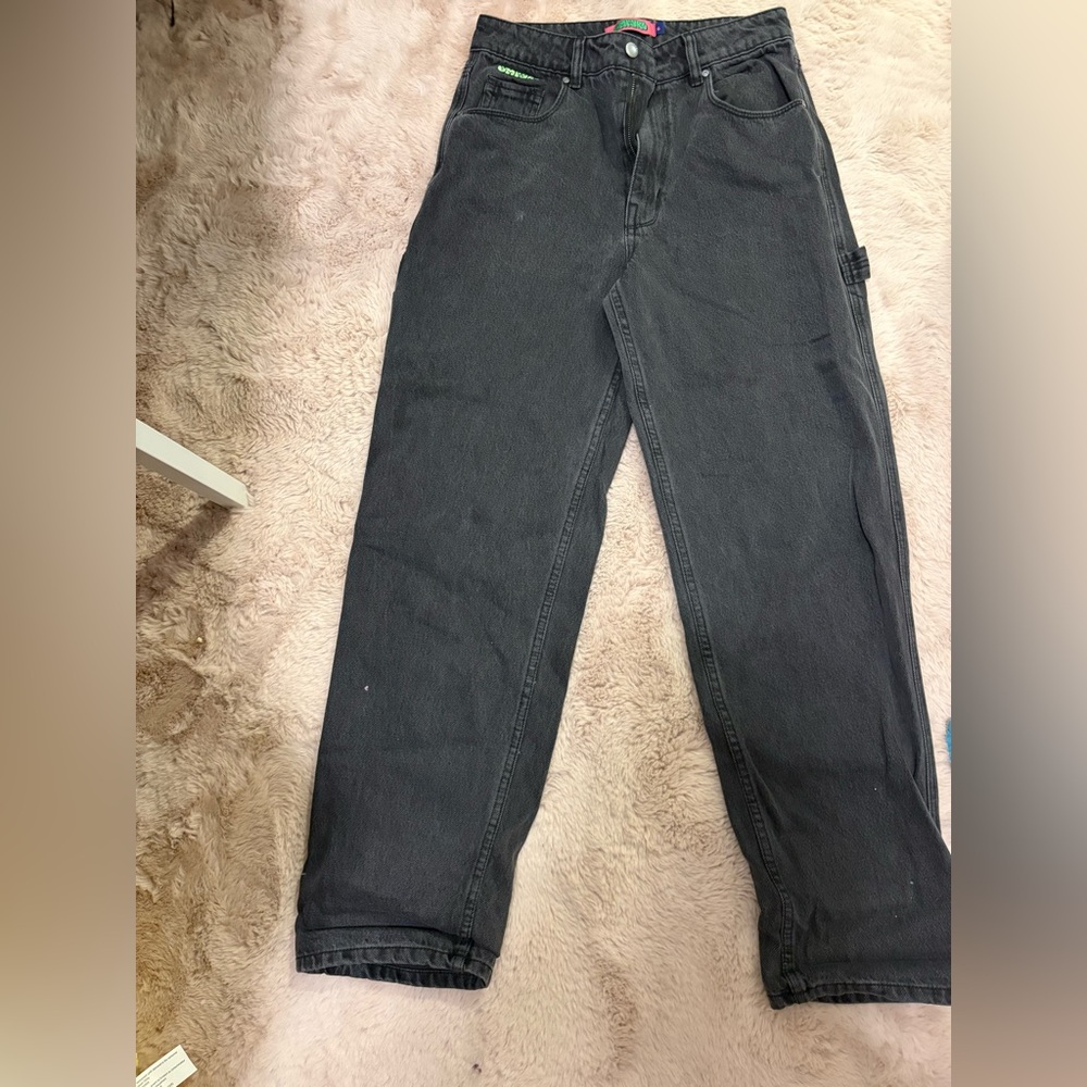 Black and blue empire Denim Jeans